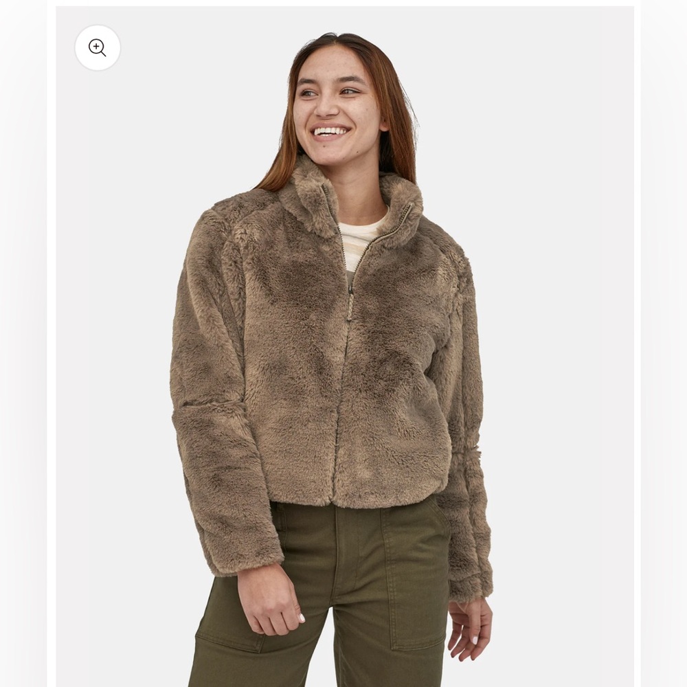 Patagonia Lunar Frost Faux Fur Jacket - Size XS